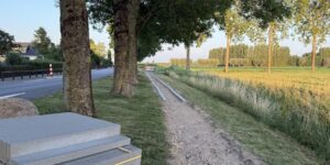 Vernieuwing wandelpad en uitlaatroute aan de Weitjesweg in Brakel